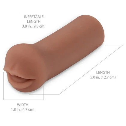 Masturbator PDX Extreme — Formă Realistă și Textură, Maro