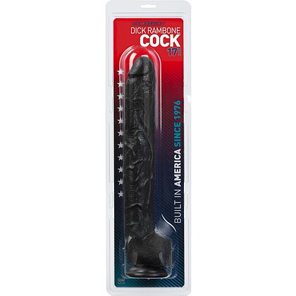 Maxi Dildo Penis Rambone 38cm Negru