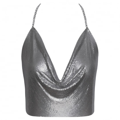 Metal Top Cottelli Collection Argintiu S-L