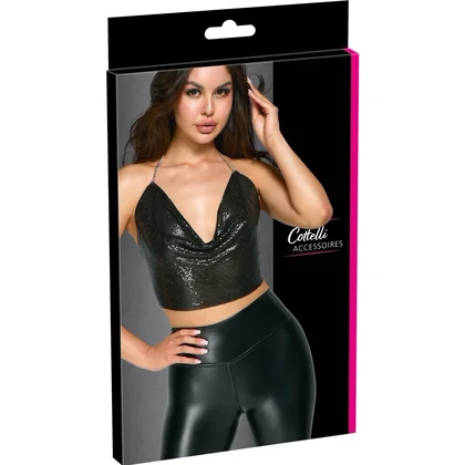 Metal Top Cottelli Collection Negru S-L
