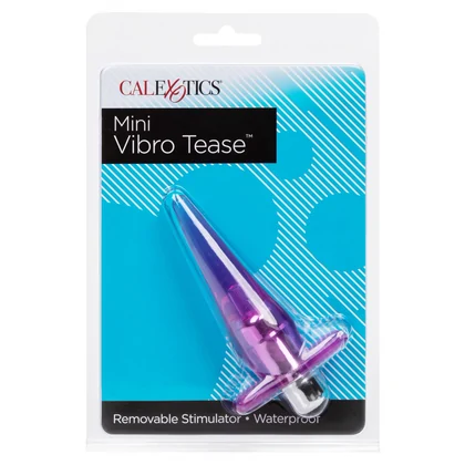 Mini Plug Anal CalExotics — Compact, 2 Moduri Vibrații Roz