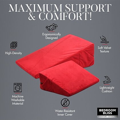 Mistress Lounge Roșu Pernă + Lounger, 20 Poziţii Versatile