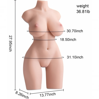 Mistress Tidy Masturbator 71 cm — 3 Viteze, Reîncărcabil