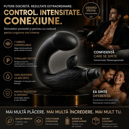 Mont P-Spot Perineum Massager Negru