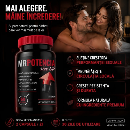 MrPotencia sizeUp 60 Capsule Pentru Potență