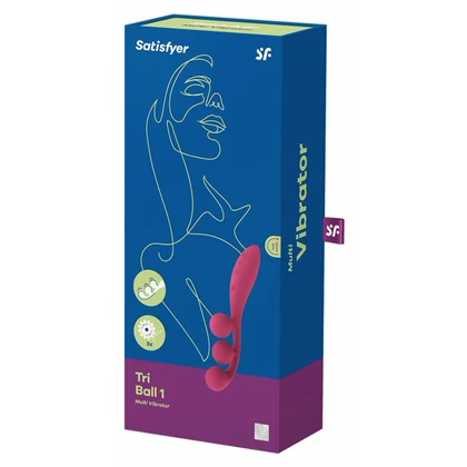 Multi-Vibrator Satisfyer Tri Ball 1 Roșu
