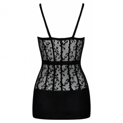 Neglijeu Damă Obsessive D605 Negru S-L