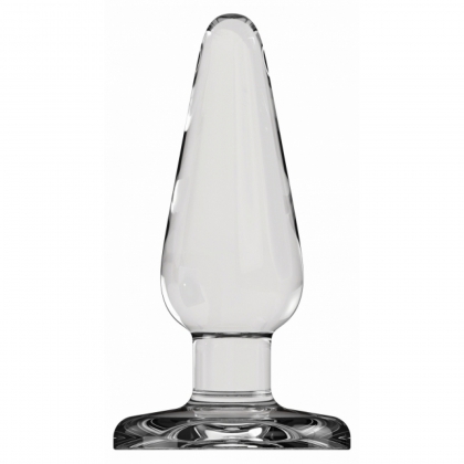 Anal Plug Basic 3 Inch Glass Transparent