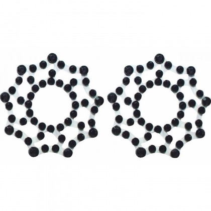 Nipple Stickers Star Negru