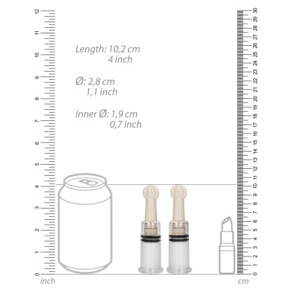 Nipple Suction Set Small Transparent