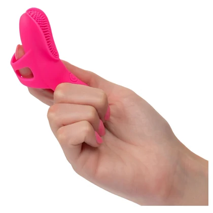 Nubby Vibe Roz – Stimulator Deget 10 Moduri, Reîncărcabil