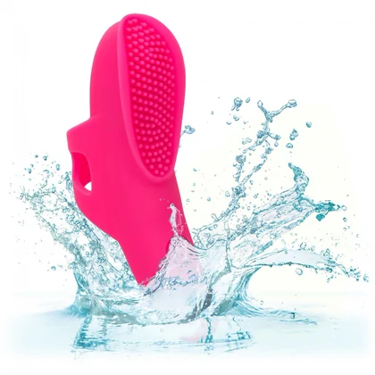 Nubby Vibe Roz – Stimulator Deget 10 Moduri, Reîncărcabil