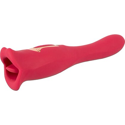 Oral Fun L – Vibrator 2 în 1, 10 Moduri, Reîncărcabil Roz