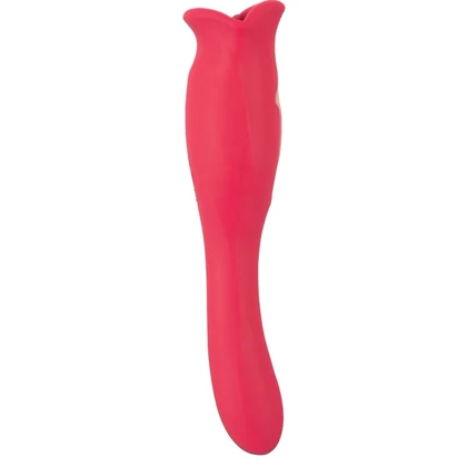 Oral Fun L – Vibrator 2 în 1, 10 Moduri, Reîncărcabil Roz