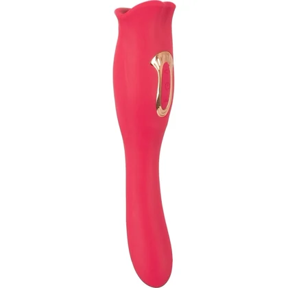 Oral Fun L – Vibrator 2 în 1, 10 Moduri, Reîncărcabil Roz