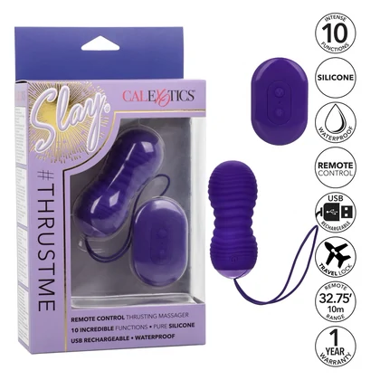 Ou Vibrator Cu Împingere Mov