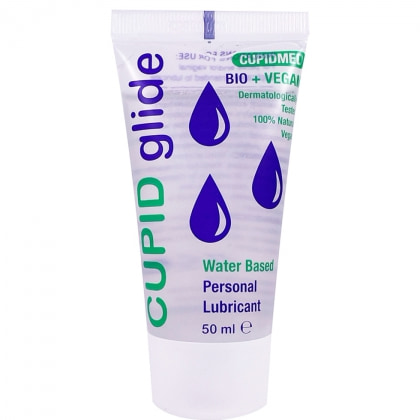 Pachet Cătușe Obsessive Roseberry Mov + Lubrifiant Bio Cupid Glide