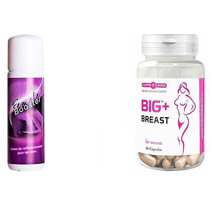 Pachet Crema Marire Sani Female Booster 125ml + Pastile Marirea Sanilor Big Breast 60buc