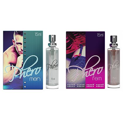 Pachet Parfum Feromoni Pheromen 15ml Și Parfum Feromoni PheroFem 15ml