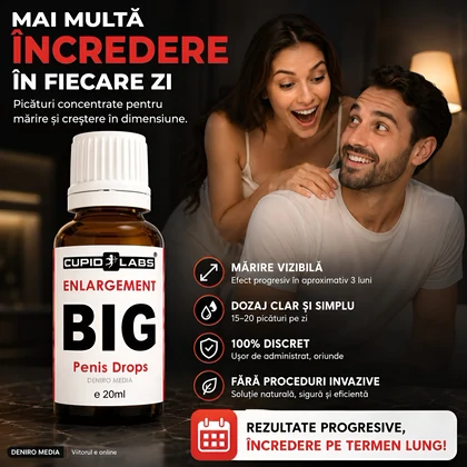 Pachet Picături Big Penis Drops 20ml + Picături Afrodisiace Spanish Fly 20ml