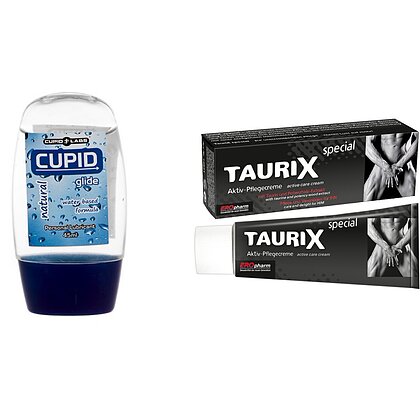 Pachet Stimulent Taurix Extra Strong 40ml + Lubrifiant Cupid Glide
