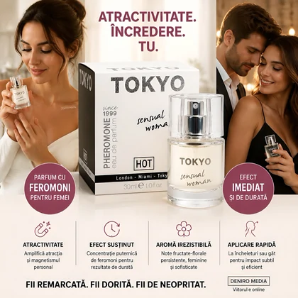 Parfum Cu Feromoni Femei Senzuale Tokyo 30ml