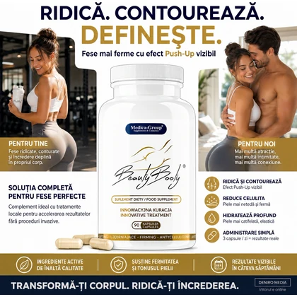 Pastile BeautyBooty Ridicarea Conturarea Și Fermitatea Fundului 90buc
