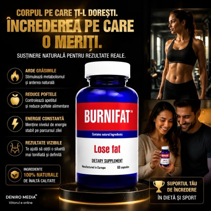 Pastile Burnifat Arderea Grăsimilor 60buc