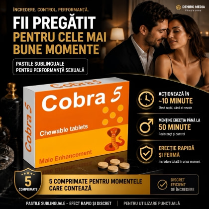 Pastile Cobra Pentru Erecție 5buc