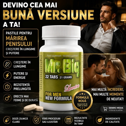 Pastile De Mărire A Penisului Mr. Big 22buc