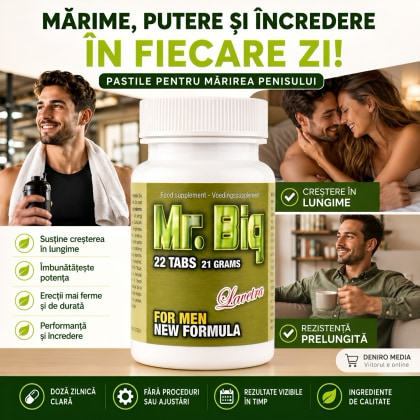 Pastile De Mărire A Penisului Mr. Big 22buc