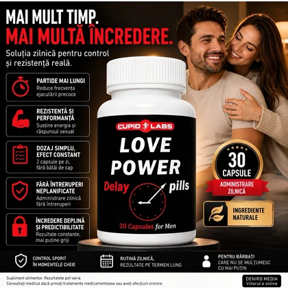 Pastile Ejaculare Precoce Love Power 30capsule