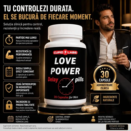 Pastile Ejaculare Precoce Love Power 30capsule