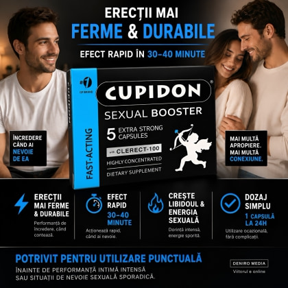 Pastile Erecție Cupidon Sexual Booster 5 buc