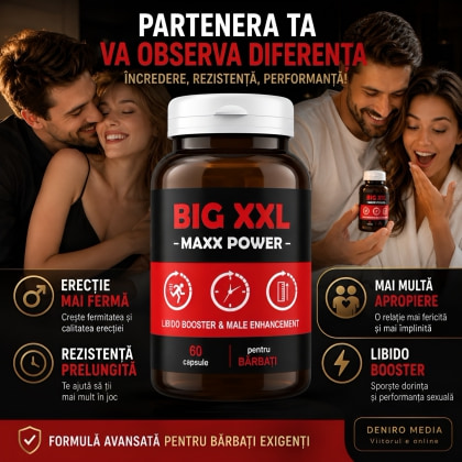 Pastile Erecție Și Potență Big XXL Max Power 60 capsule