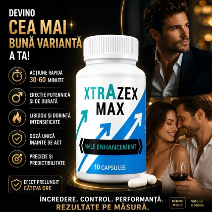 Pastile Erecție Și Potență Xtrazex Max 10capsule