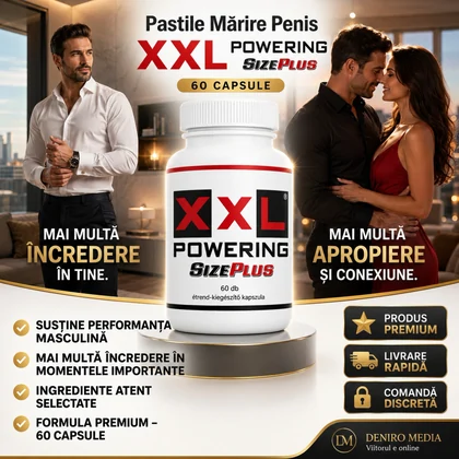 Pastile Mărire Penis XXL Powering Size Plus 60capsule