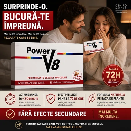 Pastile Pentru Erecție Și Potență Power V8 8buc