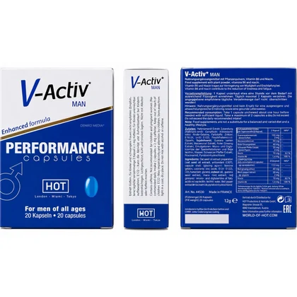 Pastile Potentă V-Activ Pentru Bărbați 20buc