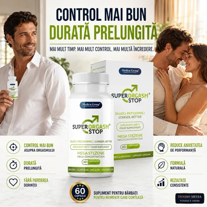 Pastile Super Orgasm Stop Pentru Întârzierea Ejaculării 60buc