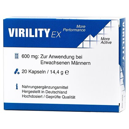 Pastile VirilityEx Vegan Premium 20buc