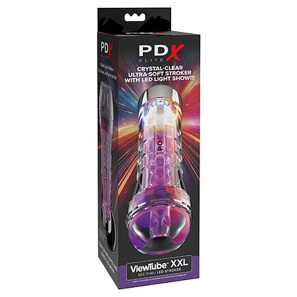 PDX Elite ViewTube Transparent cu LED Reîncărcabil