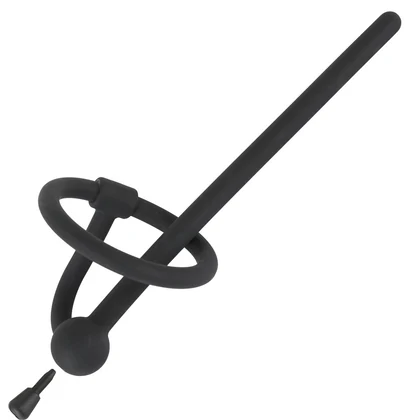 Penis Plug Wet Play With Stop Negru