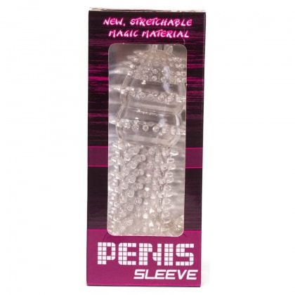 Manșon Pentru Penis Cu Striații Transparent