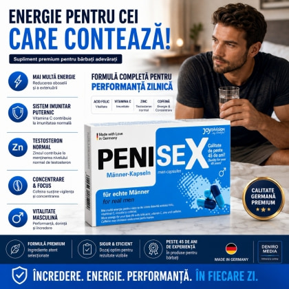 Penisex Capsule Pentru Erecție Puternică 40buc