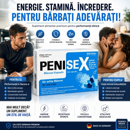 Penisex Capsule Pentru Erecție Puternică 40buc