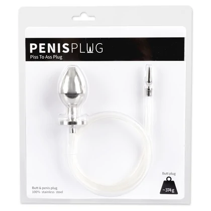 Penisplug Și Dop Anal Jocuri Umede Argintiu