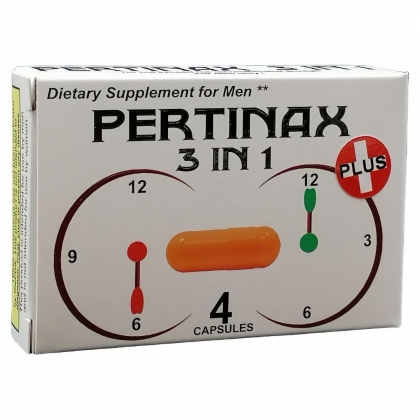 Pastile Potență Pertinax 3in1 Plus 4buc