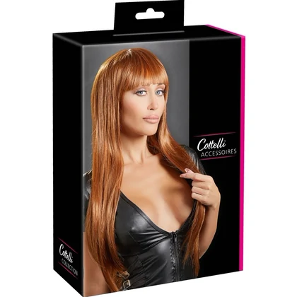 Perucă Cottelli Collection Copper Wig Long Roșu