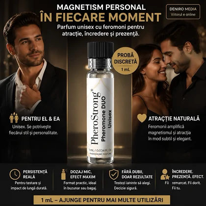 PheroStrong DUO Unisex Parfum cu Feromoni 1 ml Plus Carismă